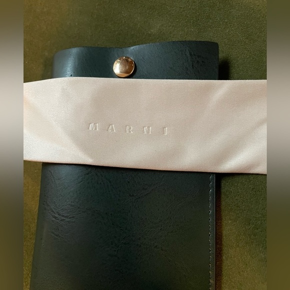 Marni Tortoise 55mm Square Sunglasses - Picture 10 of 10